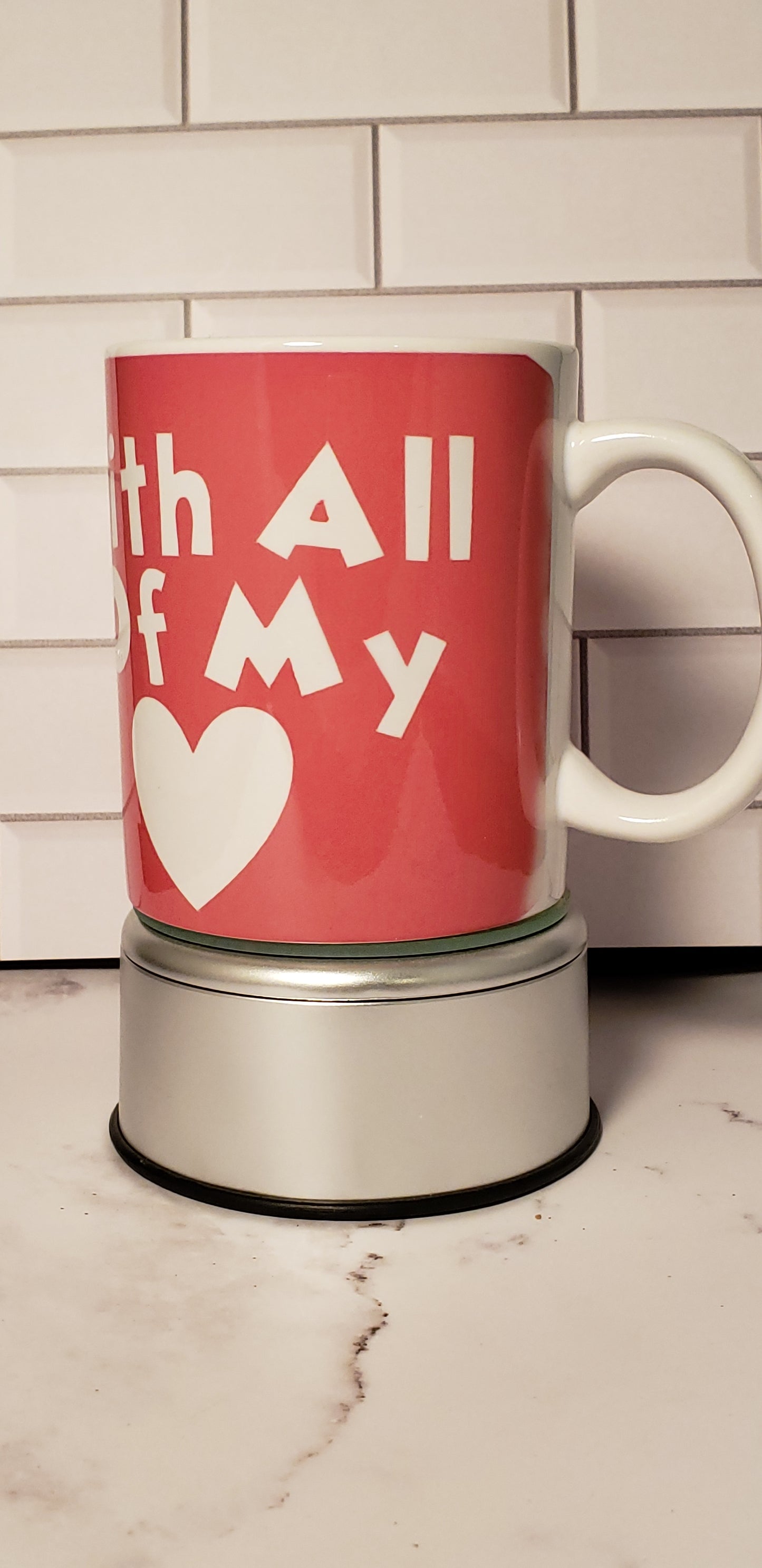 Love You Mom With All My Heart Mug