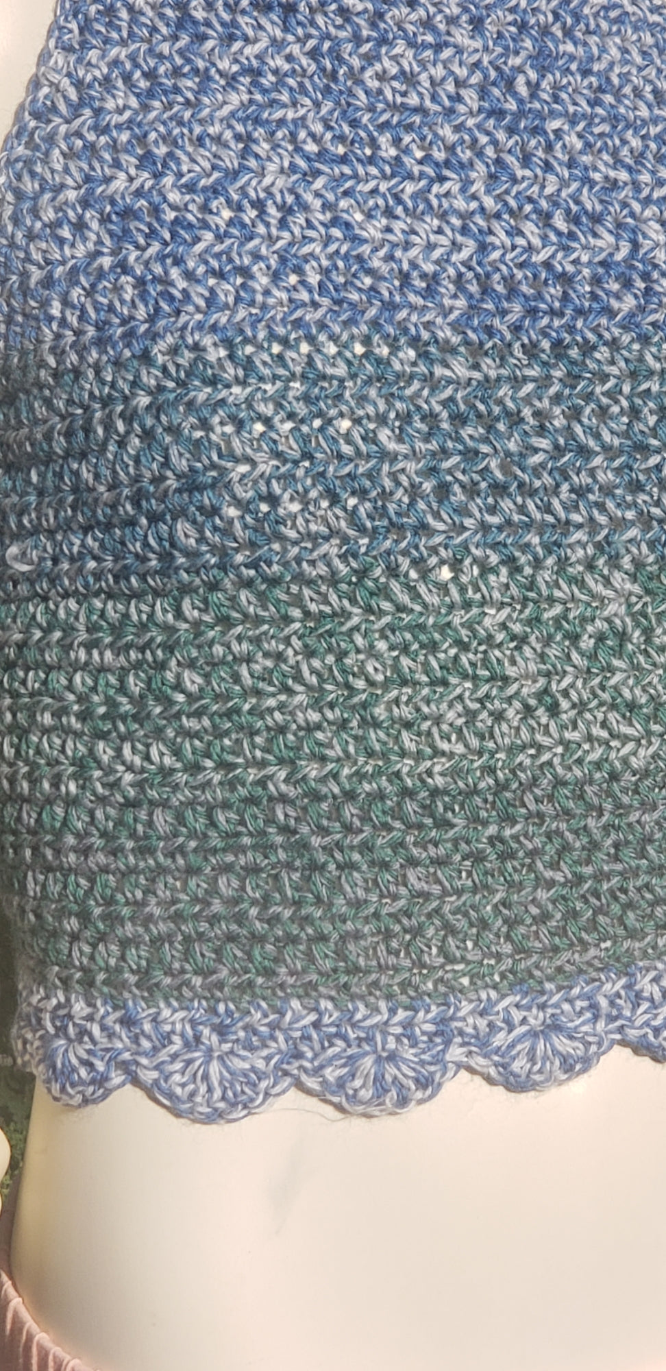 Handmade Crochet Multi colored Halter Top