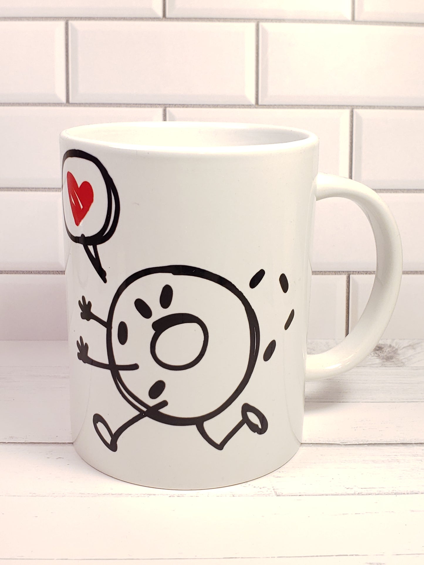 Coffee Donut Morning Love Mug 15oz