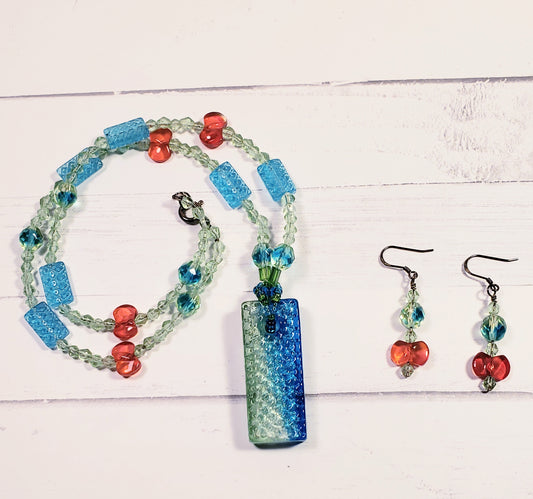 Cherry Picker Necklace & Earring Set