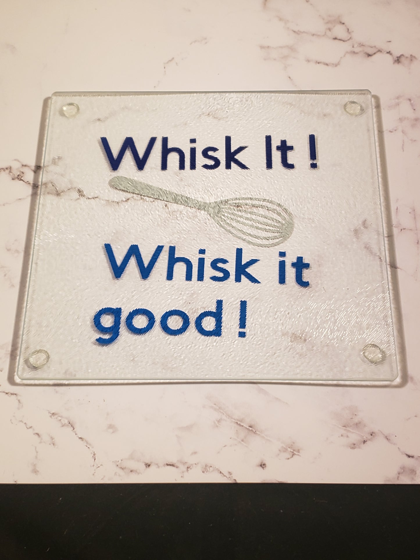 Whisk it! Whisk It Good! Glass Cutting Board