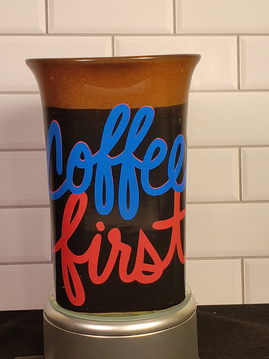 Coffee First 120z Coffee Mug Ceramic