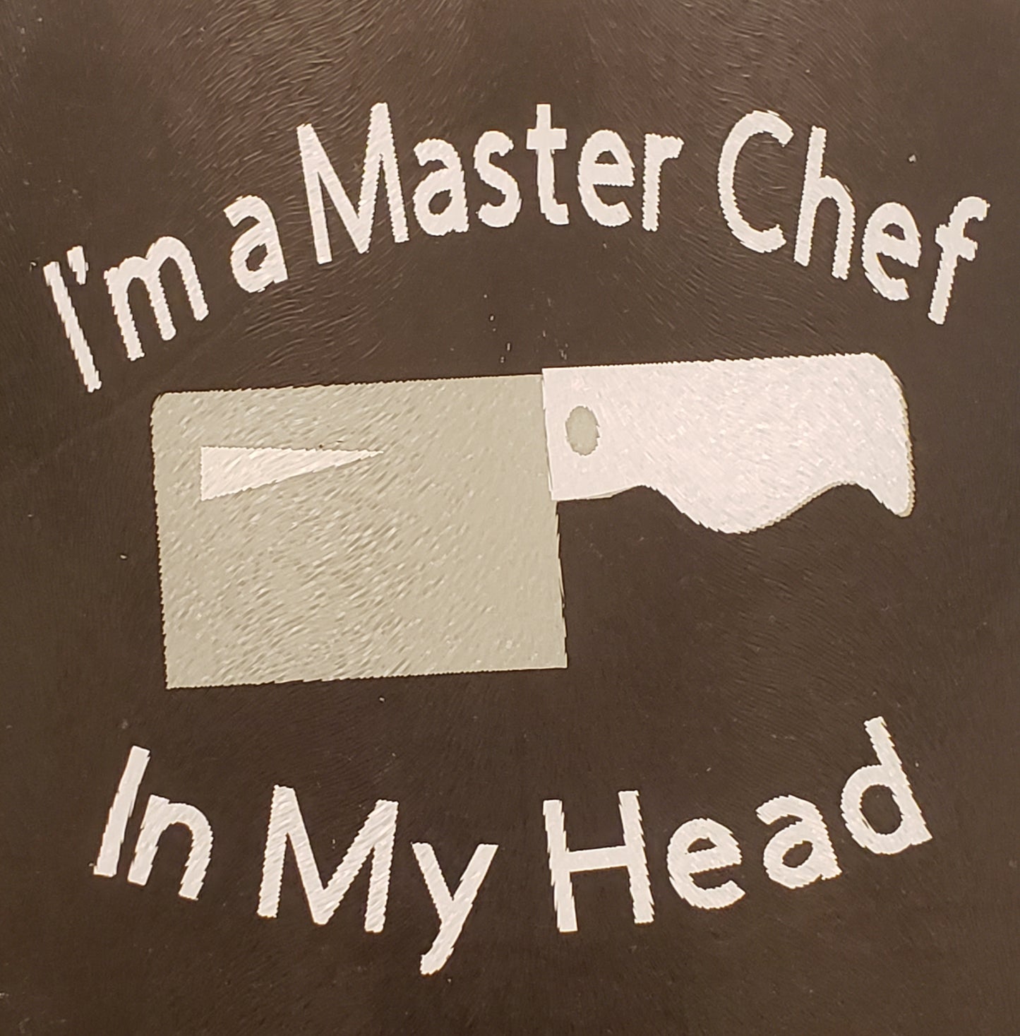 I'm a MasterChef Glass square cutting board