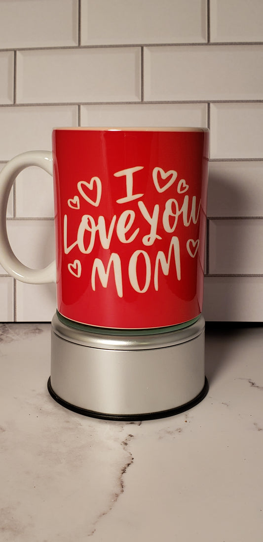 Love You Mom With All My Heart Mug