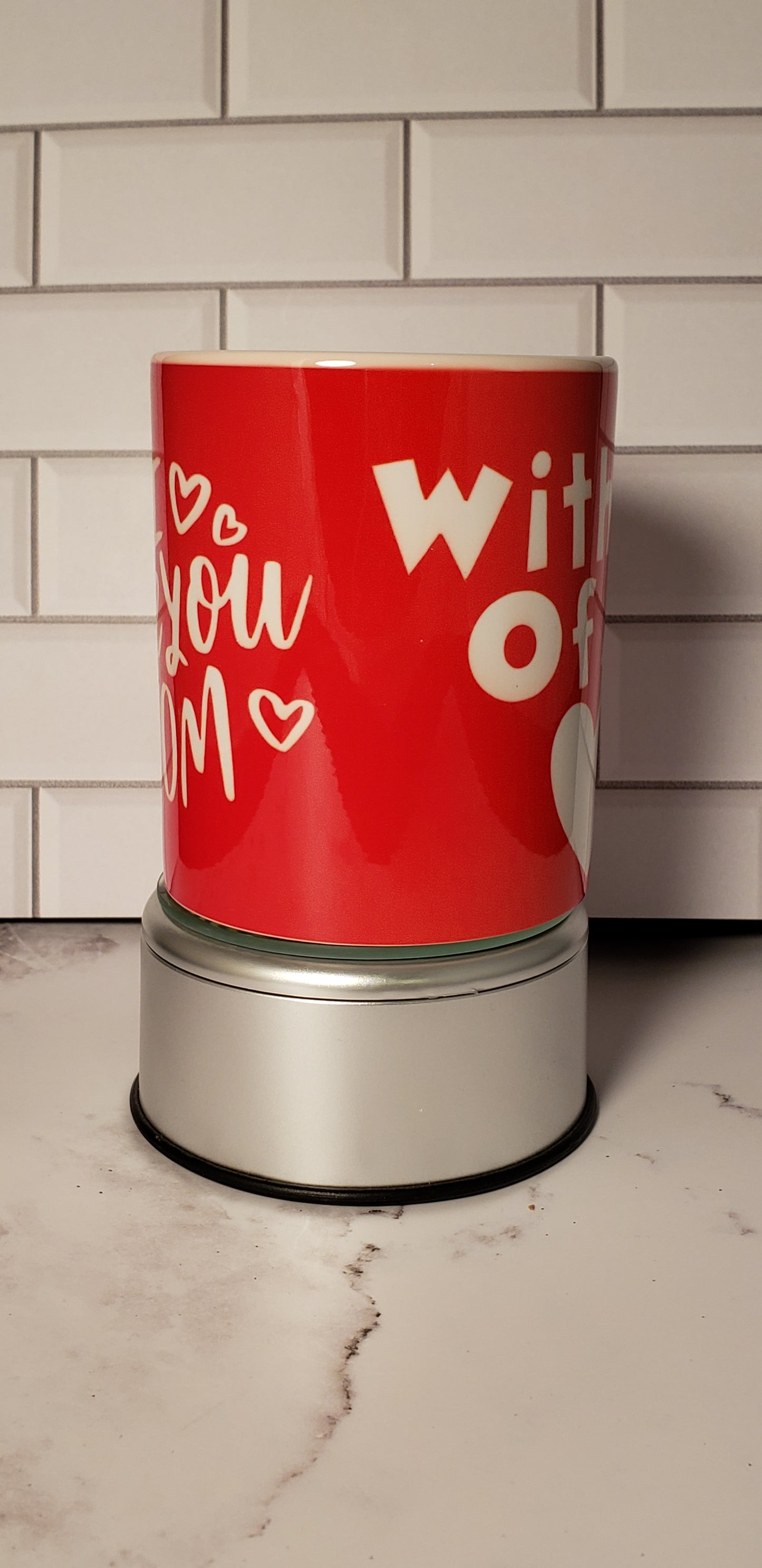 Love You Mom With All My Heart Mug