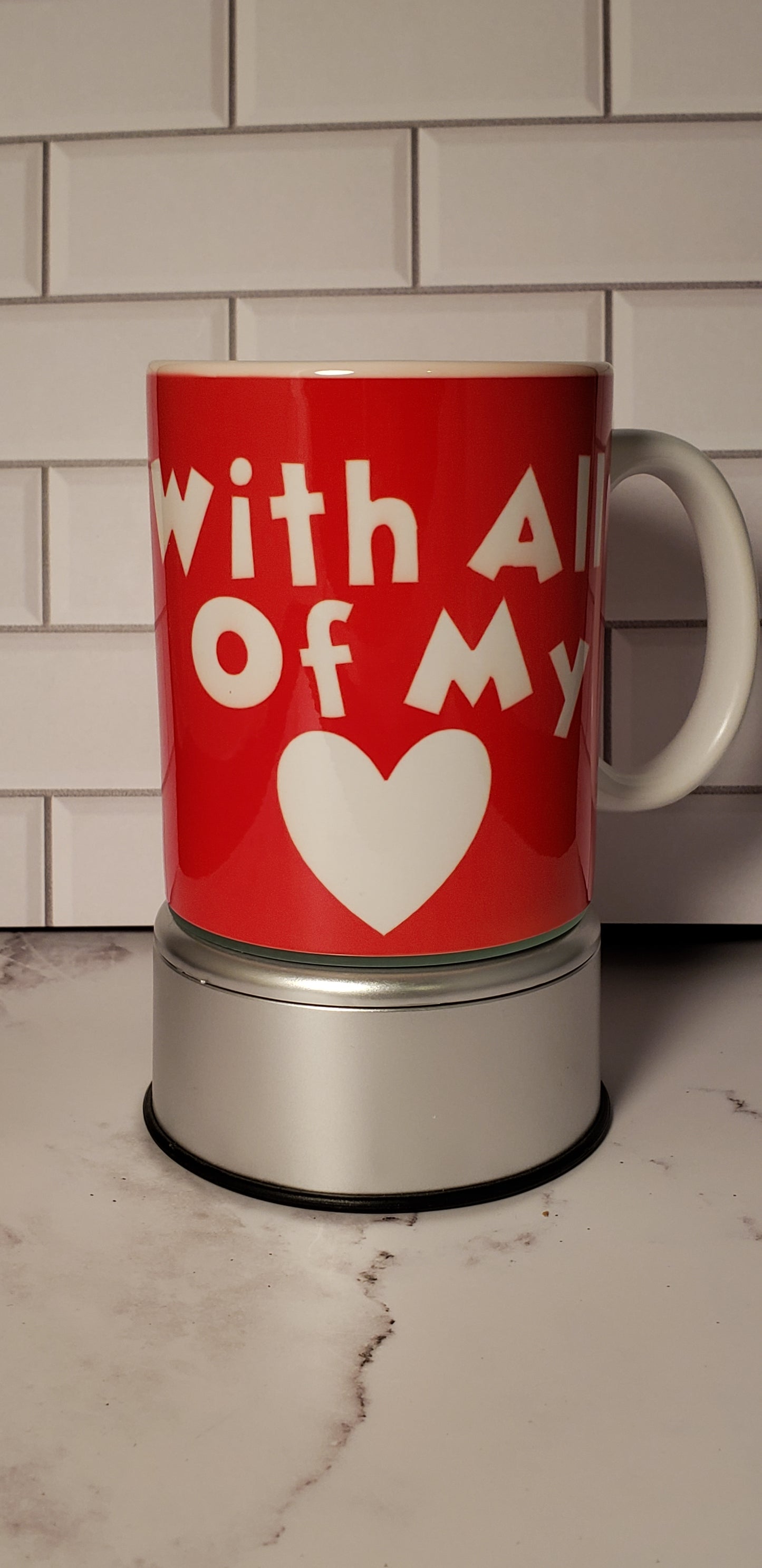 Love You Mom With All My Heart Mug