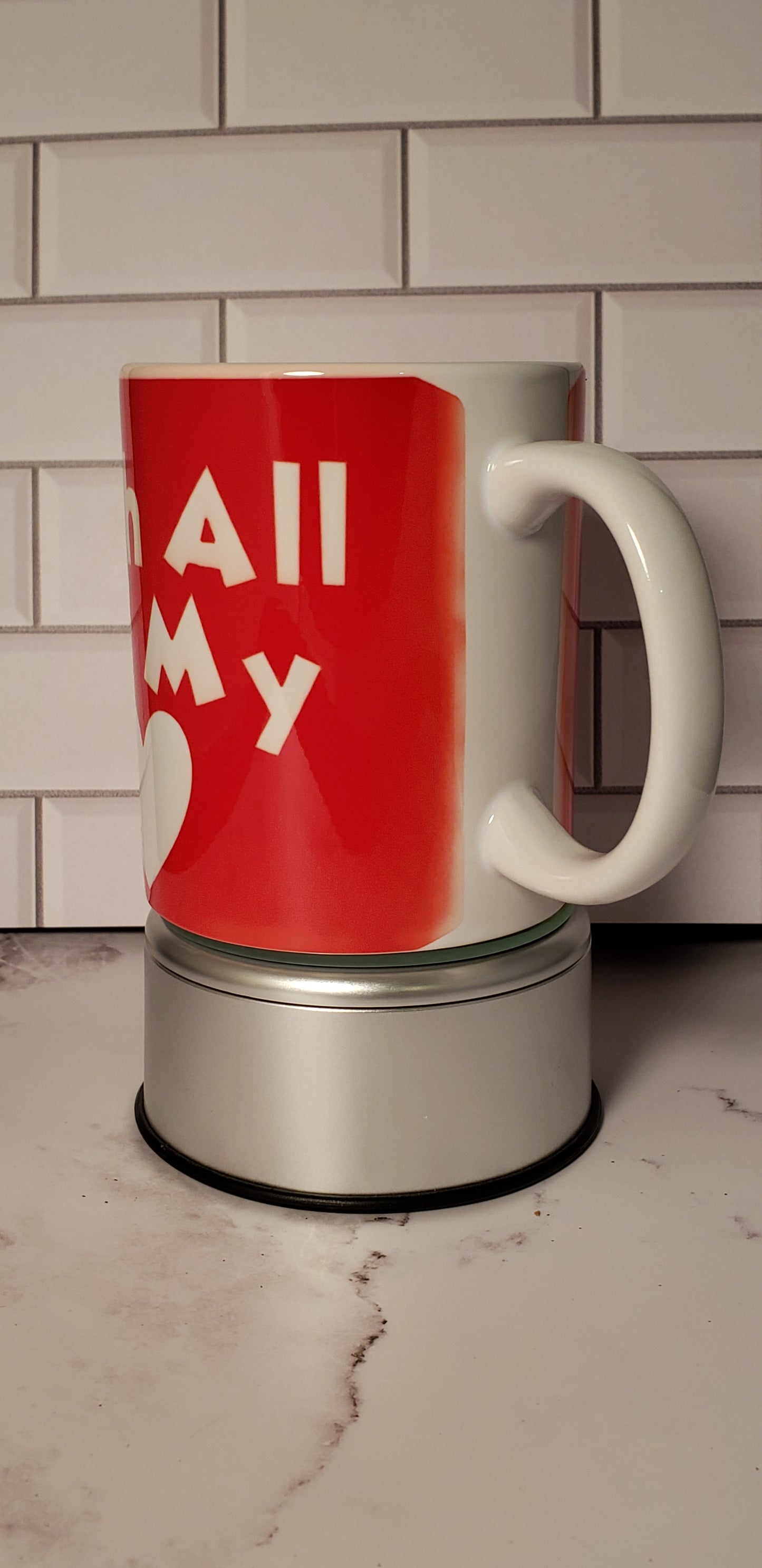 Love You Mom With All My Heart Mug