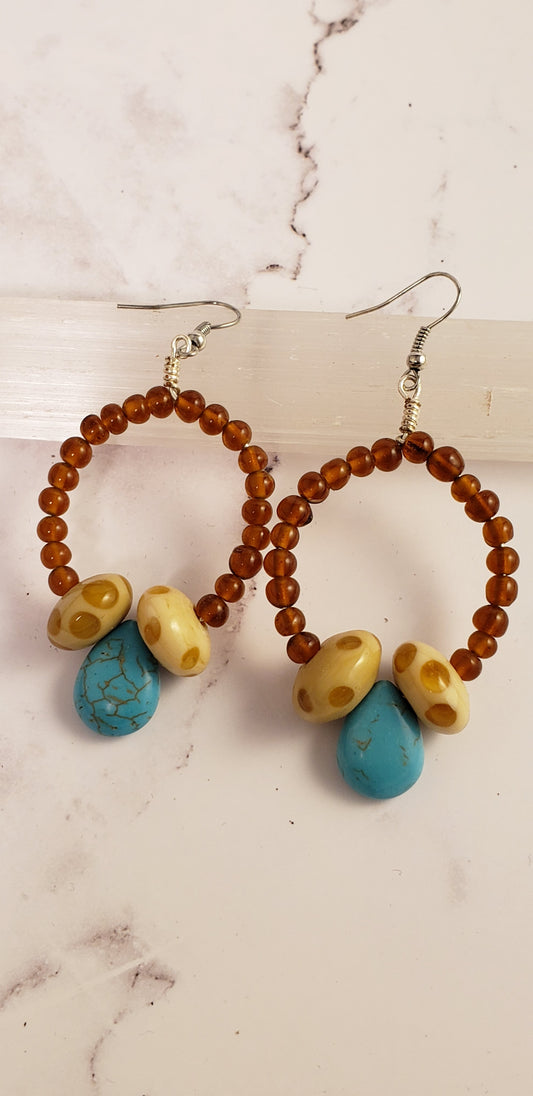 Turquoise Drops Earrings