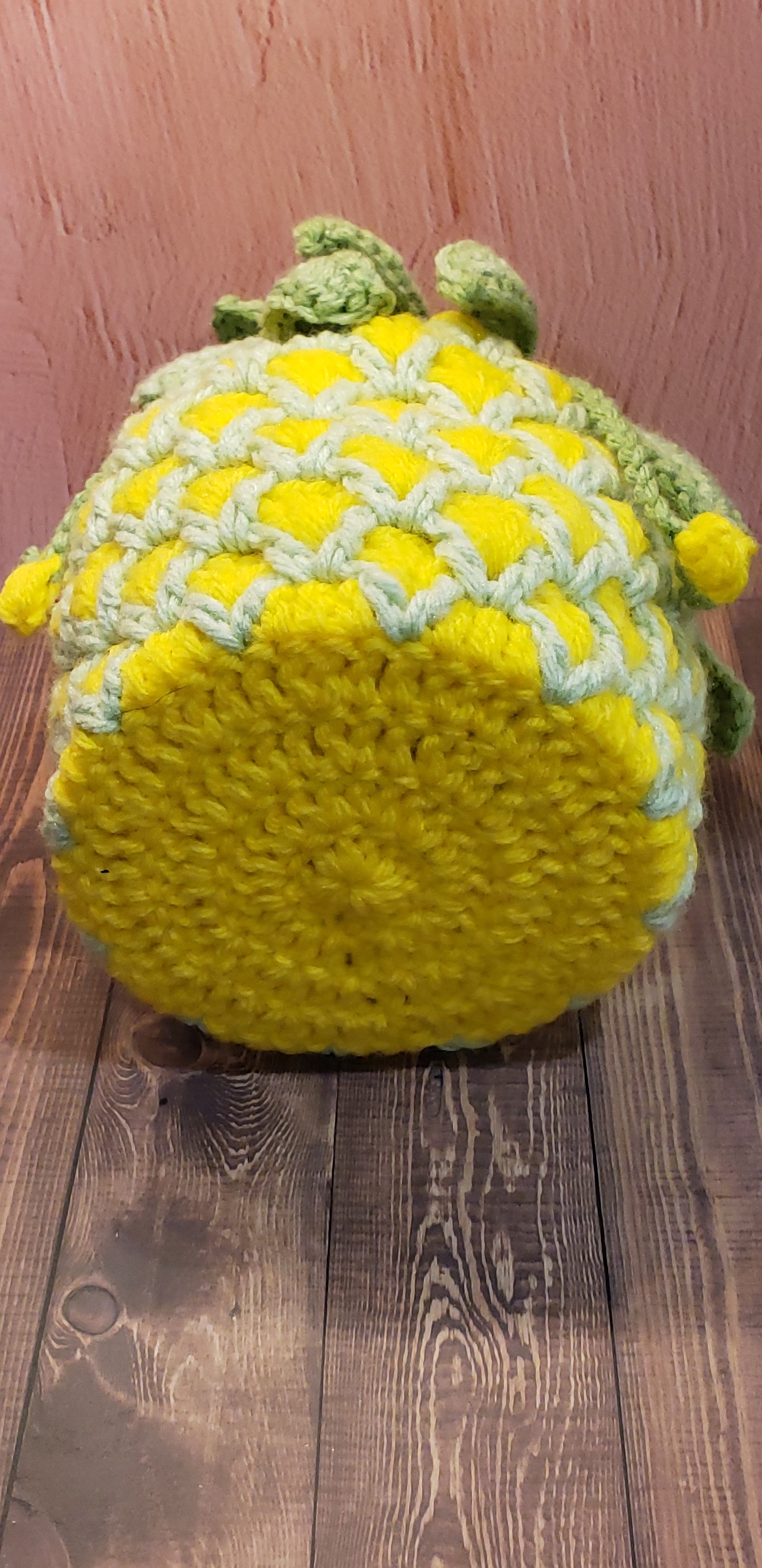 Handmade Crochet Pineapple Handbag Wristlet PB6