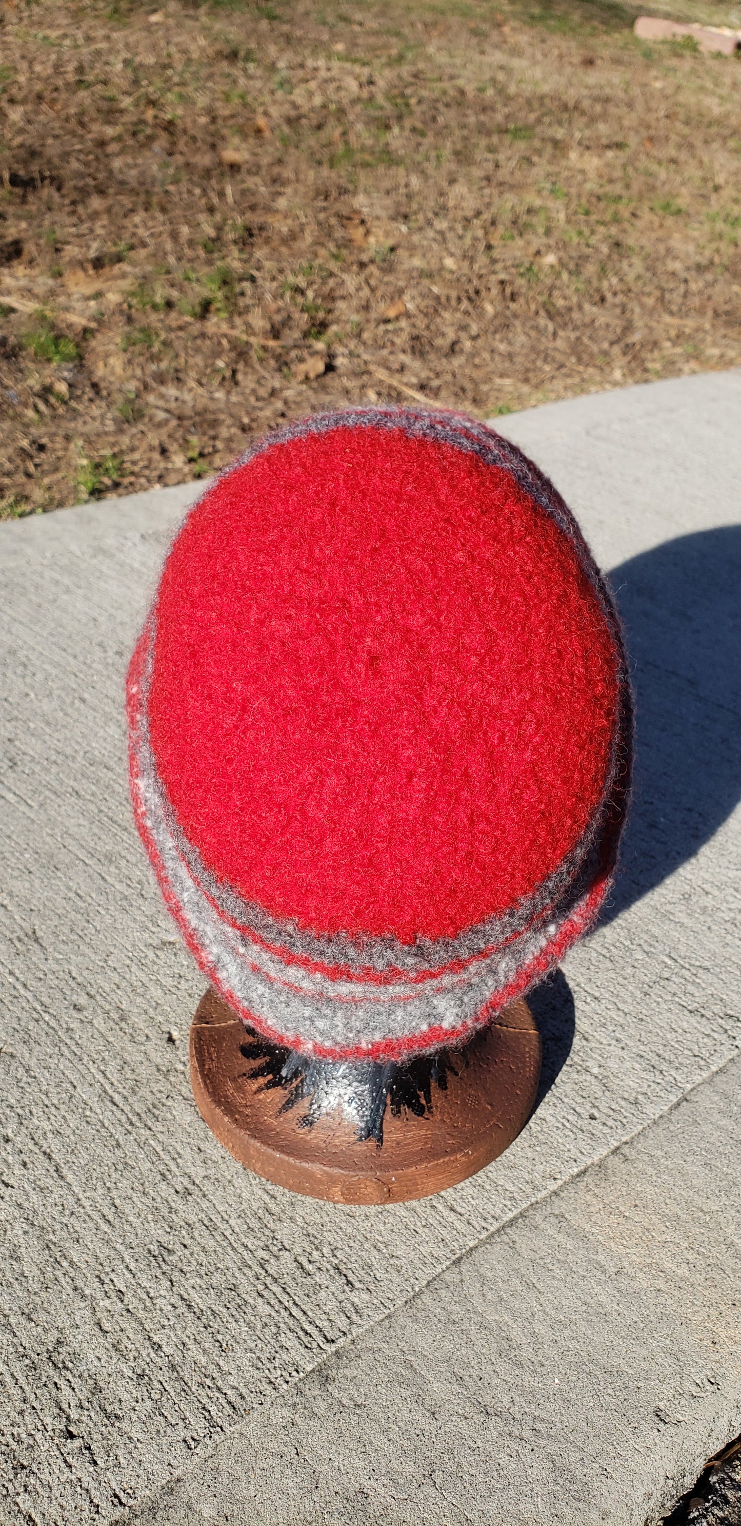 Felted Wool Crochet Hat